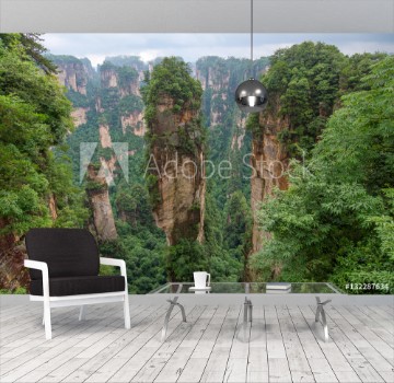 Picture of Zhangjiajie National forest park at Wulingyuan Hunan China